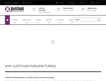 Tablet Screenshot of justchair.com